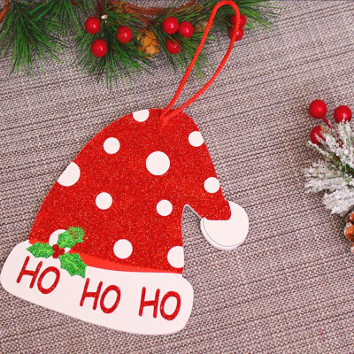 

Tailored Christmas Tree Decoration Shiny Merry Letter Card for Xmas Hanging Ornament