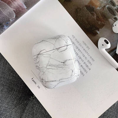 

Earphone Case For Apple Air pods Case Luxury Marble Hard Headphone Protective Cover BagNo Air pods