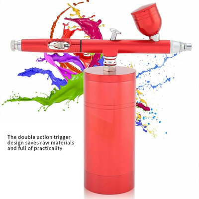 

New Mini Air Compressor Spray Gun 03mm Nail Compressor Air Brush Spray Gun