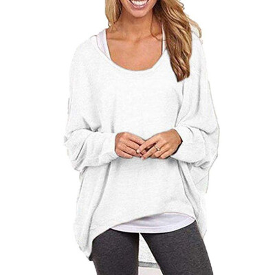 

Tailored Women Autumn Solid Long Sleeve Round Neck Casual Blouse Shirt