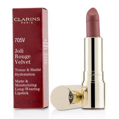 

CLARINS - Joli Rouge Velvet Matte & Moisturizing Long Wearing Lipstick - 705V Soft Berry 35g01oz