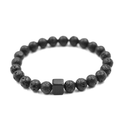 

Volcanic Stone Bracelet Charm Mens Women Bracelet Fashion Bracelet Jewelry