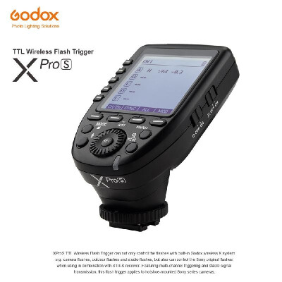 

Godox XproS TTL Wireless Flash Trigger Transmitter Support TTL Autoflash 18000s HSS Large LCD 5 Group Buttons 11 Customizable Fun