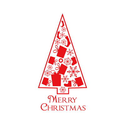 

Tailored Merry Christmas Window Wall Sticker Decals Santa Claus Xmas Tree Home Decoration