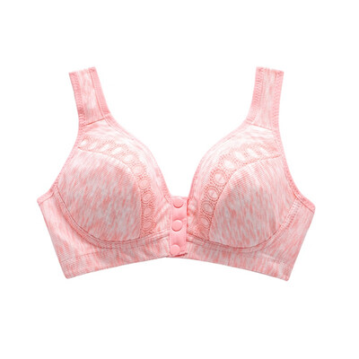

2019 Women BC Cup Push Up Bra Mother Models Wireless Underwear Bras Front Button Type Closure Lingerie Intimates Tops