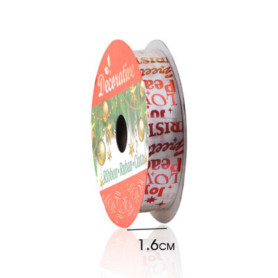 

6 Yards Christmas Patterns Ribbon Wholesale Gift Packing Christmas Bow Craft Wrapping Wedding Decoration Gift Webbing