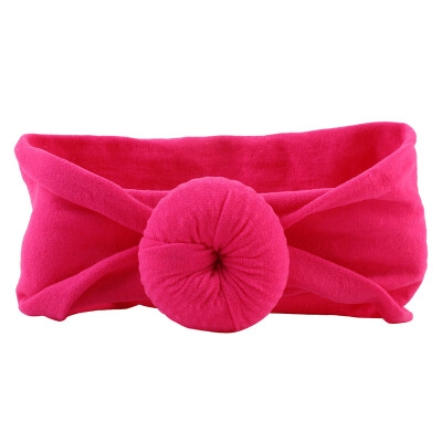 

Baby Girls Circle Headbands Toddler Infant Hair Accessories Clothes Band Turban Solid Girl Hair Accessories Dropshipping