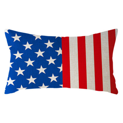 

〖Follure〗Minimalist National Flag Pillow Case Linen 30x50cm Cushion Cover Home Decor