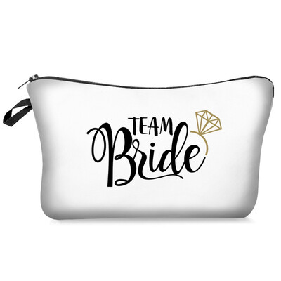 

Team Bride Make Up Bag Bridesmaid Squad Night Party Bride Wedding Make Up Bag