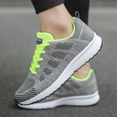 

QIAOJINGREN Woman casual shoes Breathable 2018 Sneakers Women New Arrivals Fashion mesh sneakers shoes women size 35-44