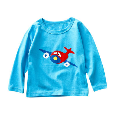 

Children Tops Baby Girls Boys Autumn Cartoon Print Cotton Long Sleeve Tops T-shirt Children Casual Clothes Baby Tees Blouse