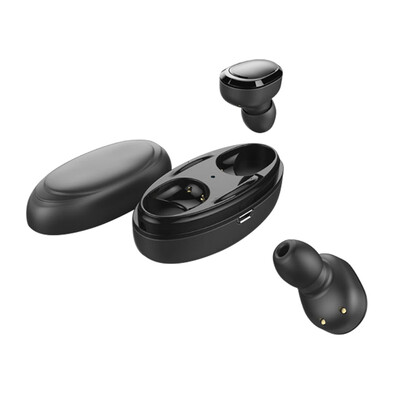 

T12 TWS BT Earphones with Mic True-Wireless In-Ear Mini Stereo Sports Earbuds BT50 Headset Headphones Support Hands-free Call