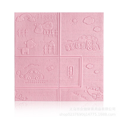 

3D Three-dimensional Wall Sticker Foam Waterproof European Style Wallpaper Self-adhesive Wall Decoration Sticker