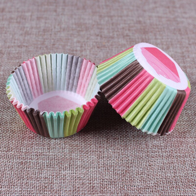 

100PcSet Paper Cake Forms Cupcake Liner Baking Muffin Box Cup Case Party Tray Cake Mold Decorating Tools Muffin Cupcake Paper