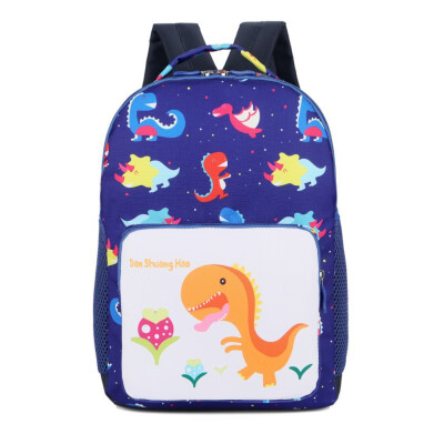 

Children Plush Backpacks School Bags Dinosaur Printing Kids School Bags Cartoon Animal Printing School Backpacks Anti-lost