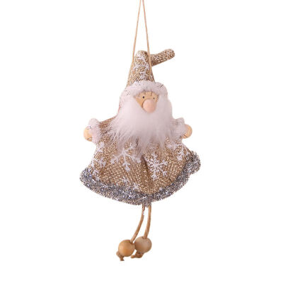 

Christmas Wooden Linen Hanging Decoration Home Cute Ornament For Christmas Tree Festival Party Accessories