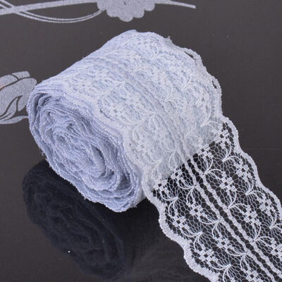 

Holiday Decorative Lace Ribbons DIY Cloth Sewing Lace Non-elastic Ribbons Holiday Lace Ribbons Decorative Accessories