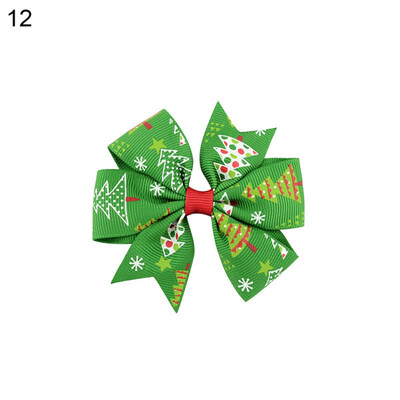 

112Pcs Kids Girl Ribbon Hair Bows Clip Children Hairpin Christmas Holiday Gift