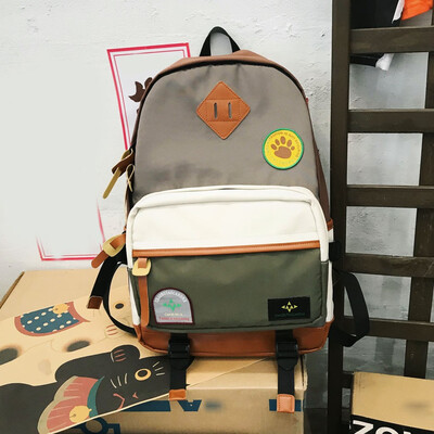 

Tailored Couple Fashion Nylon Backpack Student Bag Sports Leisure Computer Travel Bag