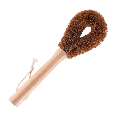 

Coconut Palm Long Handle Cup Brush Cleaning Brushes Kitchen Cleaning Tool decontamination helper For Bottle Coffee Tea Glass Cup