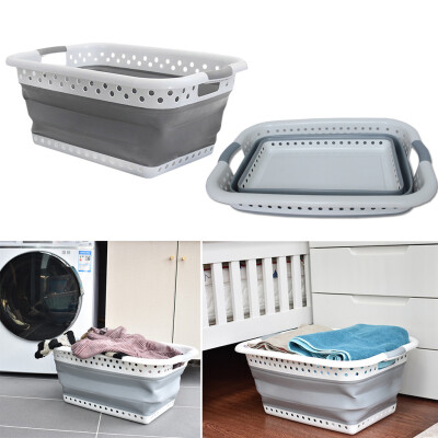 

〖Follure〗Large Collapsible Laundry Basket Folding Cloth Washing Bin Space Saving