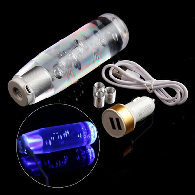 

Car Gear Shift Knob Shifter Crystal Style Manual Shifting Head Universal LED Shift Lever 10cm15cm20cm25cm
