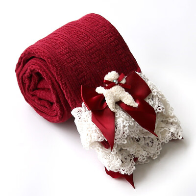 

Newborn Autumn Baby Girls Pants Cotton Leggings Elastic Waist Bowknot Lace Design Toddler Bottom