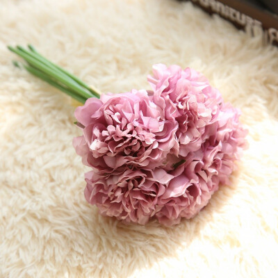 

Peony Shape Bouquet Plant Simulation Flower Multi-color Wedding Bouquet Fake Flower Wedding Household Peony Decoration