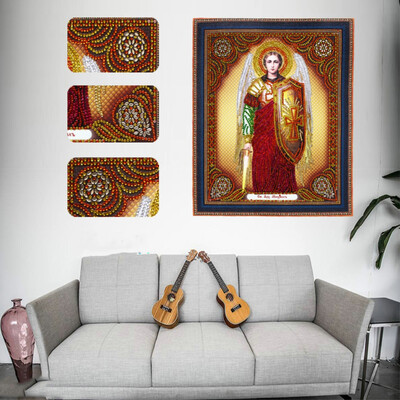 

Toponeto Special Shaped Diamond Painting DIY 5D Partial Drill Cross Stitch Kits Crystal R