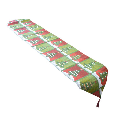 

Siaonvr 2019 Christmas gifts Nordic Christmas Herringbone Printed Rectangle Tablecloth