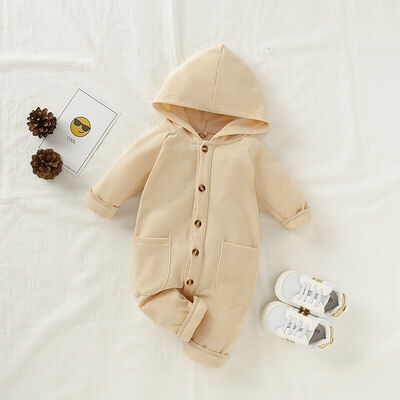 

Newborn Baby Boy Girl Hooded Bodysuit Romper Jumpsuit Outfit Clothes Top
