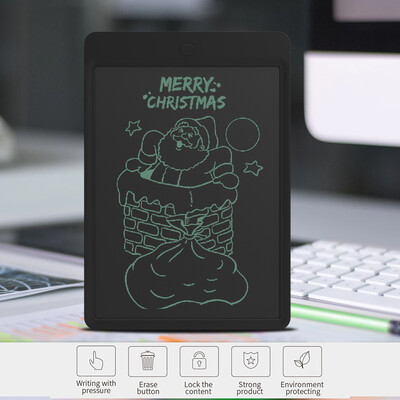 

Portable 10 Inch LCD Writing Drawing Tablet Graphics Pad Electronic Handwriting Board with Writing Stylus Erase Lock Button Perfec