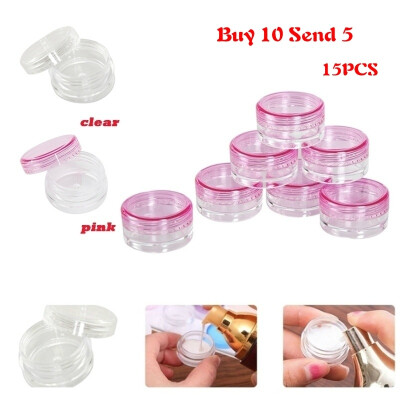 

Cosmetic Empty Jar Pot Eyeshadow Makeup Face Cream Lip Balm Container Best Gift for You