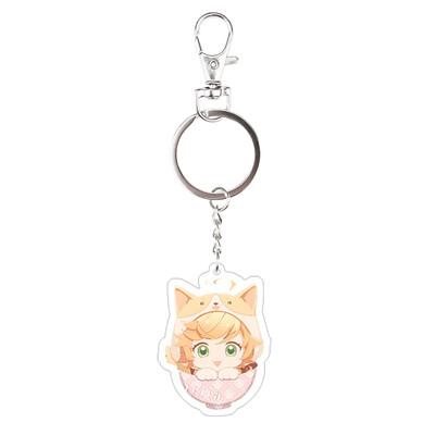 

Fat Bear Anime The Promised Neverland Acrylic Keychain Phone Strap Charm