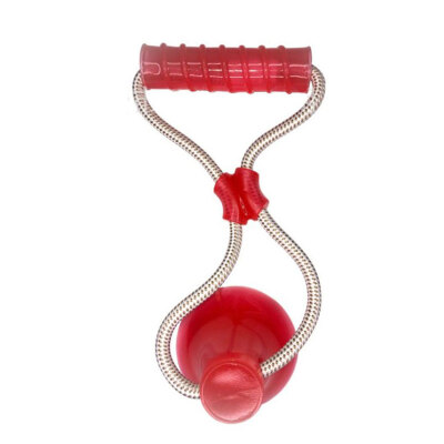 

Dog Interactive Molar Chew Treat IQ Puzzle Toy Self-playing Rubber Roller Ball With Suction Cup Pet Dog Teeth Cleaning Tools