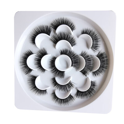 

Gobestart Luxury 7Paire 3D False Lashes Fluffy Strip Eyelashes Long Natural Party Makeup