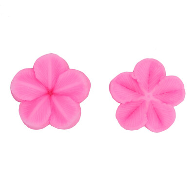 

Plum Petal Flower Veiner Silicone Mould Wedding party Fondant Cake Mold Decor