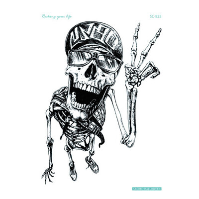 

〖Follure〗Waterproof Temporary Tattoo Sticker Scar Terror Wound Blood Injury Halloween Hot