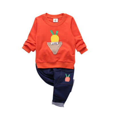 

Autumn Baby Boy Clothes Set Long Sleeve Cartoon Sweater Jeans Set for Boys Clothes Gentleman Casual Sports CHildren Clothing