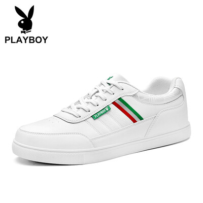

Playboy PLAYBOY fashion sports&leisure shoes mens low-top tie wild DA75167 white green 44