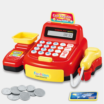 

〖Follure〗Kids Pretend Toys Simulation Cash Shopping Cashier Role Play Game Set