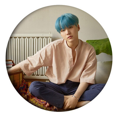 

KPOP BTS Fans Love Yourself Round Badge Brooch Fashion Pin Jewelry JUNGKOOK