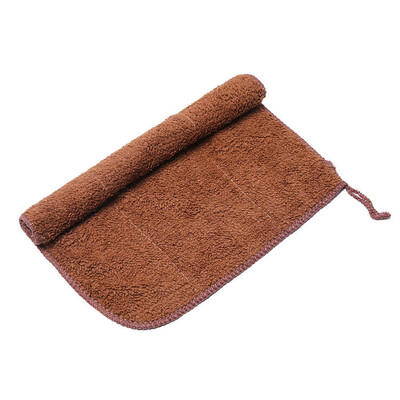 

Toponeto 1pc Kitchen Dish Cloths Coral Velvet Wash Towel Cleaning Cloths Thicken Coffee