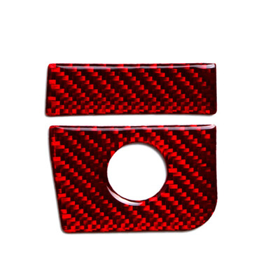 

Real Carbon Fiber Car Storage Box Cover Trim 2pcs For Ford Mustang 2015-2019