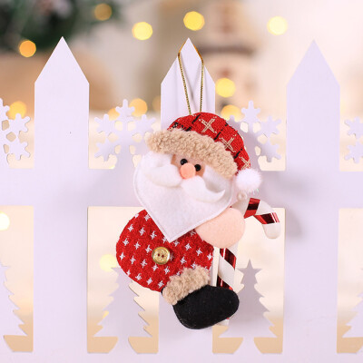 

Gobestart Christmas Ornaments Gift Santa Claus Snowman Rein deer Toy Hang Decorations