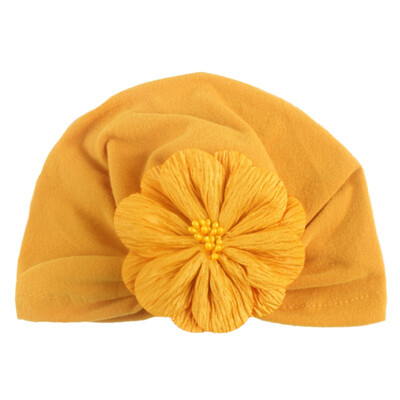 

New Baby Cotton Hat For Girls Boys Newborn Flower Elastic Hats Accessories Photography Props