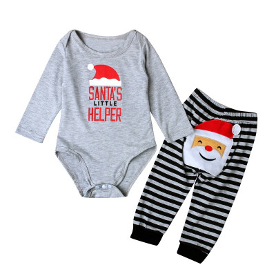 

2pcsset Baby Boys Girls Christmas Santa Claus Clothes Sets Newborn Baby Girl Clothes Winter Clothing