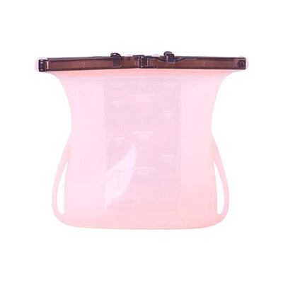 

Household Silicone Fridge Food Fresh Bag Vegetable Fruit Storage Sealed Sack