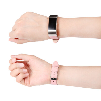 

〖Follure〗New Luxury Leather Band Bracelet Watch Band For Fitbit Charge 2 BK