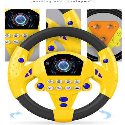 

Tailored Childrens Simulation Small Steering Wheel Copilots Simulated Steering Toy